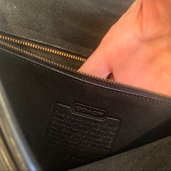 Vintage Coach Crossbody/Shoulder Bag, Black - Picture 7 of 8